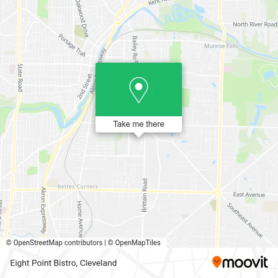 Eight Point Bistro map