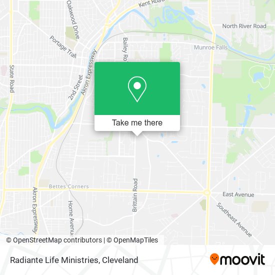 Radiante Life Ministries map