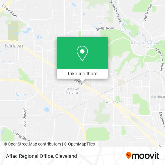 Aflac Regional Office map
