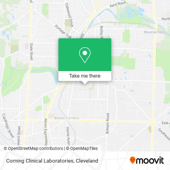 Mapa de Corning Clinical Laboratories