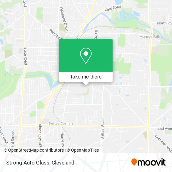 Mapa de Strong Auto Glass