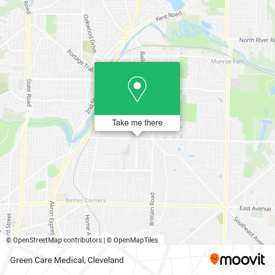Mapa de Green Care Medical