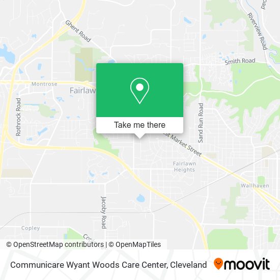 Mapa de Communicare Wyant Woods Care Center