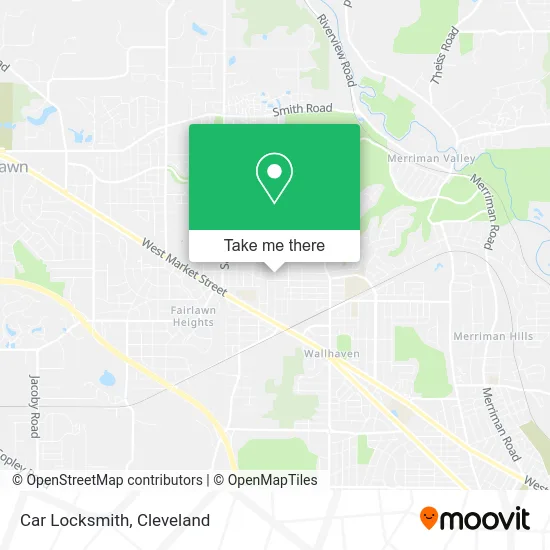 Car Locksmith map