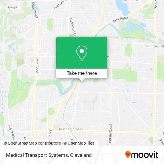 Medical Transport Systems map