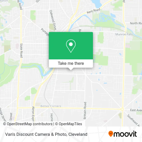 Van's Discount Camera & Photo map