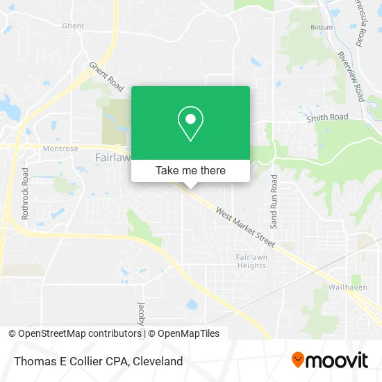 Mapa de Thomas E Collier CPA