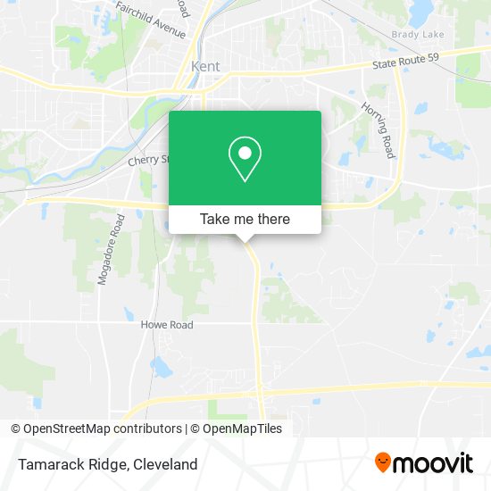 Mapa de Tamarack Ridge