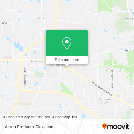 Mapa de Akron Products