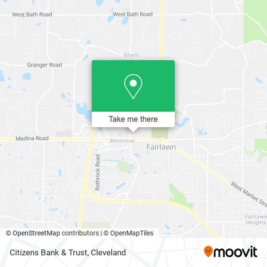 Citizens Bank & Trust map