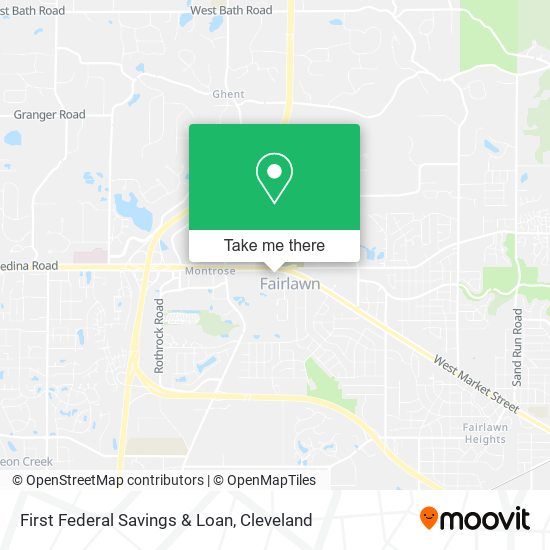 First Federal Savings & Loan map