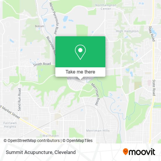 Summit Acupuncture map