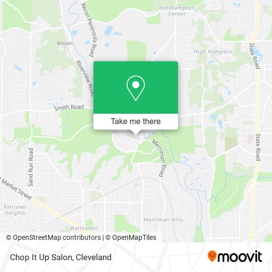 Chop It Up Salon map