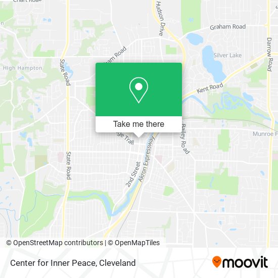Center for Inner Peace map