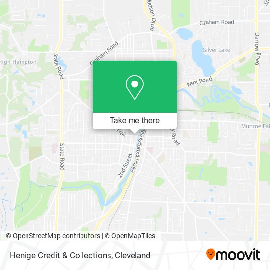 Henige Credit & Collections map