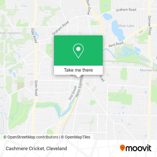 Mapa de Cashmere Cricket