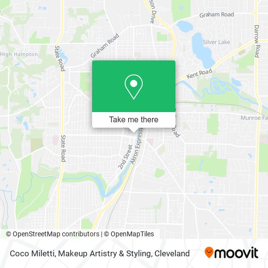 Mapa de Coco Miletti, Makeup Artistry & Styling