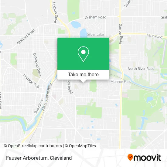 Fauser Arboretum map