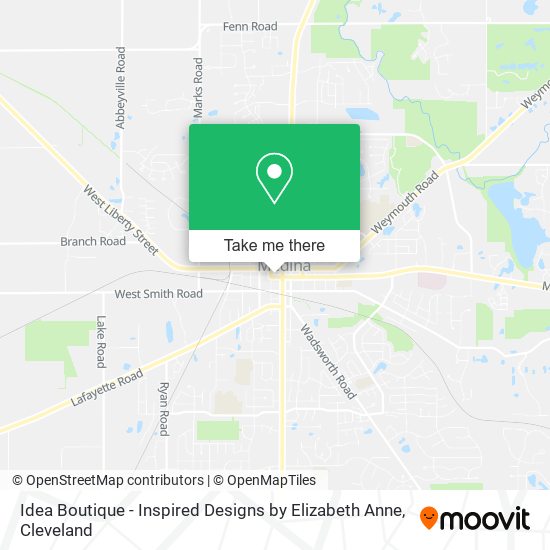 Idea Boutique - Inspired Designs by Elizabeth Anne map