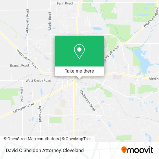 Mapa de David C Sheldon Attorney
