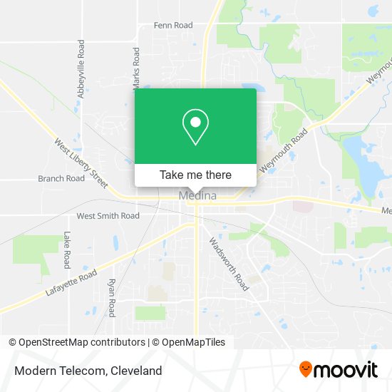 Modern Telecom map