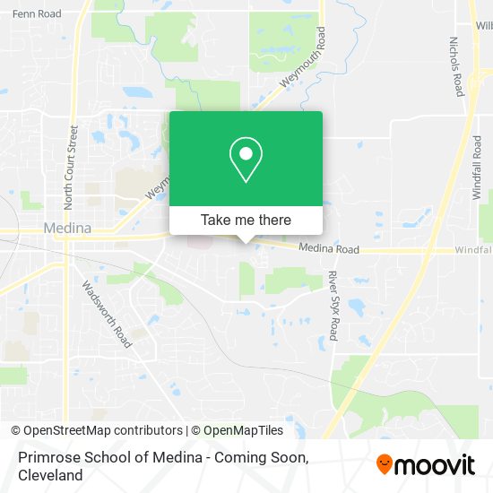 Mapa de Primrose School of Medina - Coming Soon