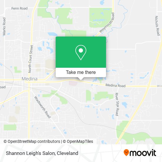 Shannon Leigh's Salon map