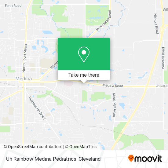 Mapa de Uh Rainbow Medina Pediatrics