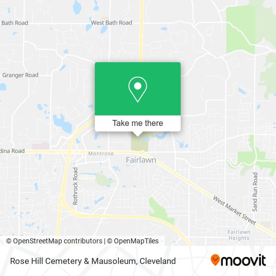 Rose Hill Cemetery & Mausoleum map