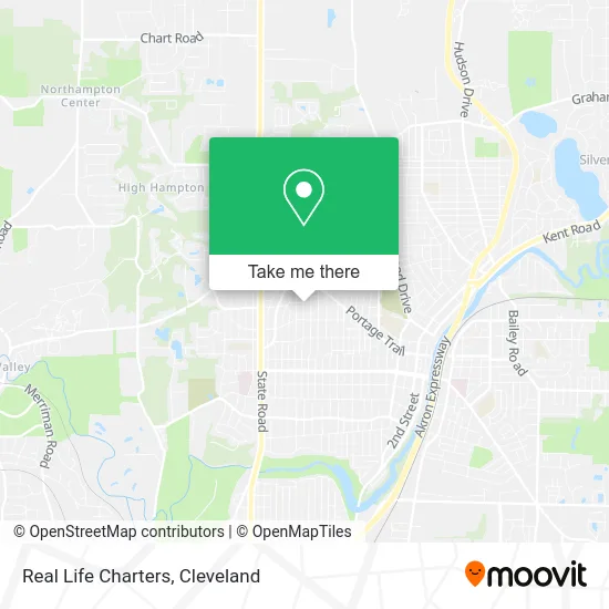 Real Life Charters map