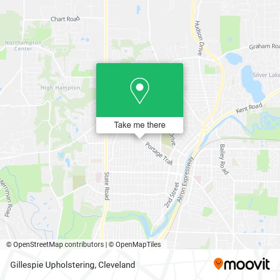 Gillespie Upholstering map