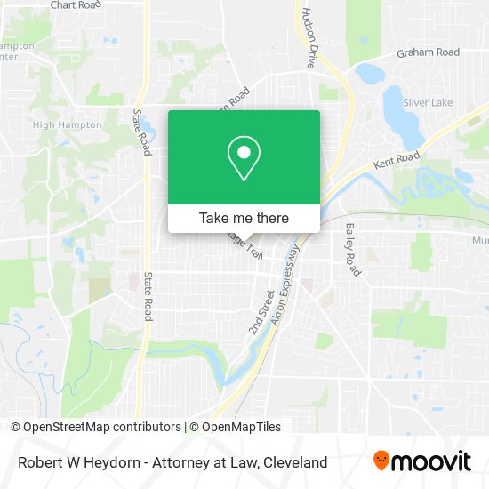 Robert W Heydorn - Attorney at Law map