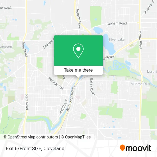 Exit 6/Front St/E map