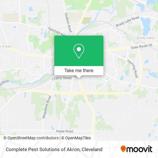 Complete Pest Solutions of Akron map