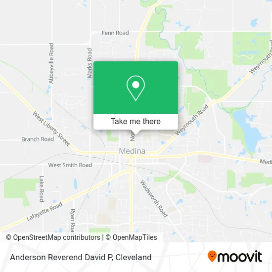 Anderson Reverend David P map
