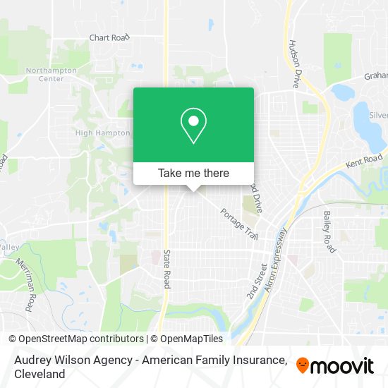 Mapa de Audrey Wilson Agency - American Family Insurance