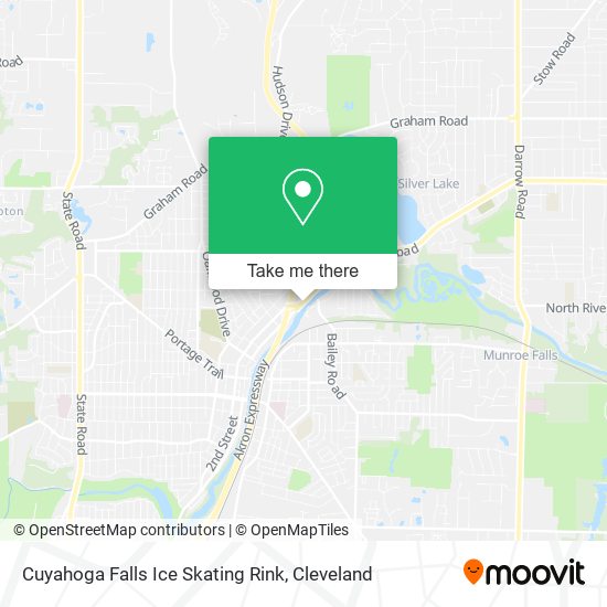 Mapa de Cuyahoga Falls Ice Skating Rink