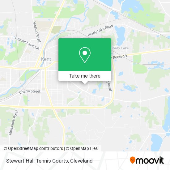 Stewart Hall Tennis Courts map