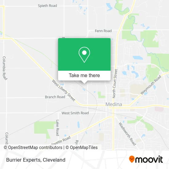 Burrier Experts map