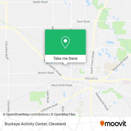 Mapa de Buckeye Activity Center