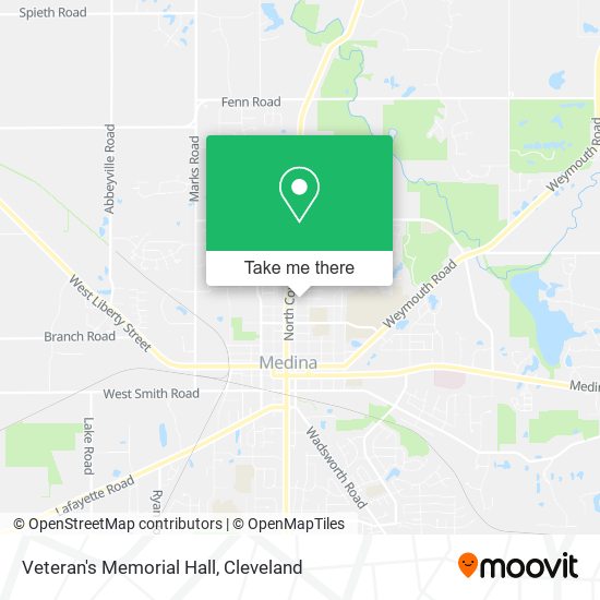 Mapa de Veteran's Memorial Hall