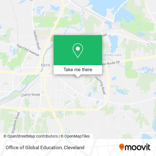 Office of Global Education map