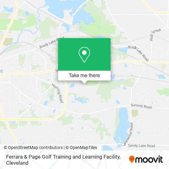 Ferrara & Page Golf Training and Learning Facility map