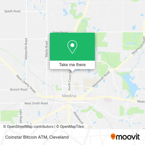 Coinstar Bitcoin ATM map