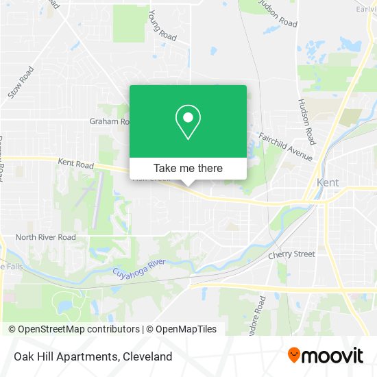 Mapa de Oak Hill Apartments