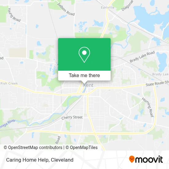 Caring Home Help map