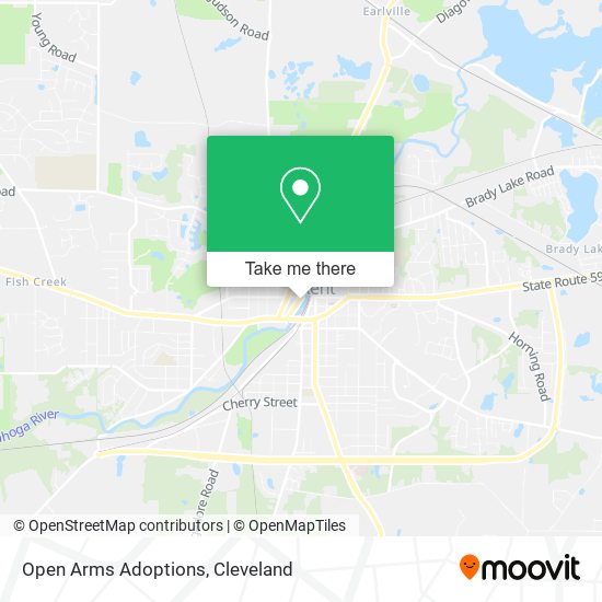 Open Arms Adoptions map