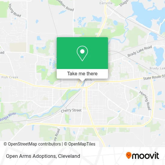 Open Arms Adoptions map
