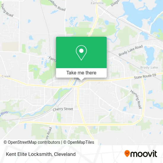 Kent Elite Locksmith map