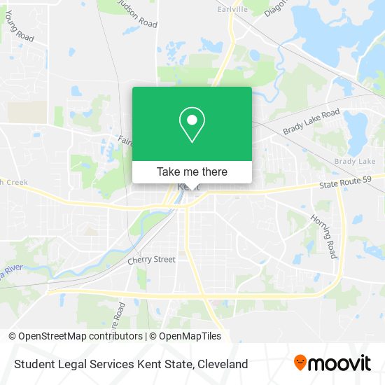 Student Legal Services Kent State map